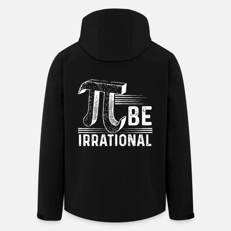 Pi Day Pi Irrational - Men’s Recycled Softshell Jacket by Stanley/Stella - black