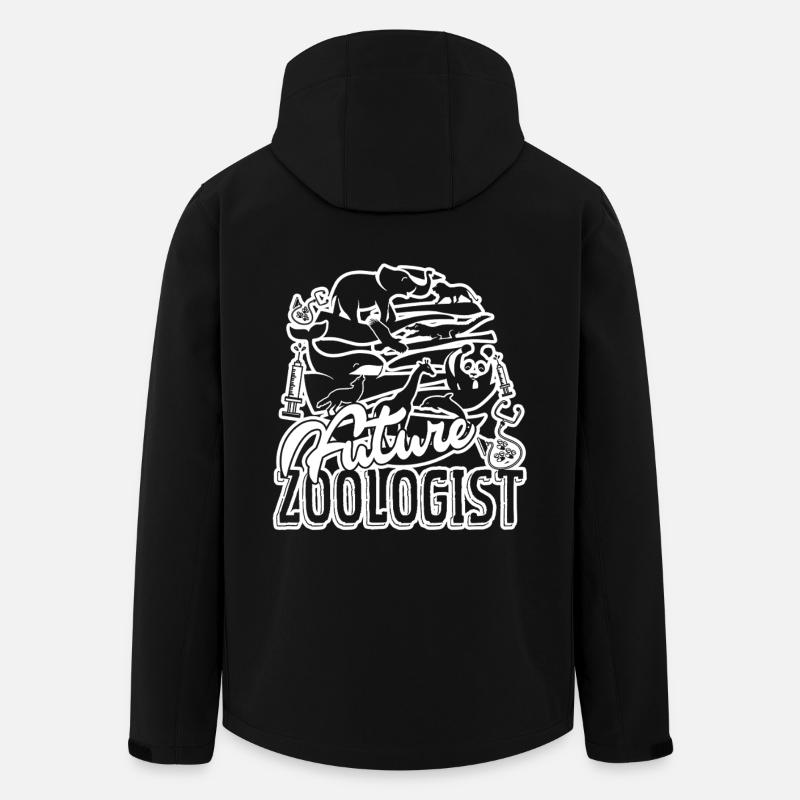 Zoologist Future Zoologist - Men’s Recycled Softshell Jacket by Stanley/Stella - black