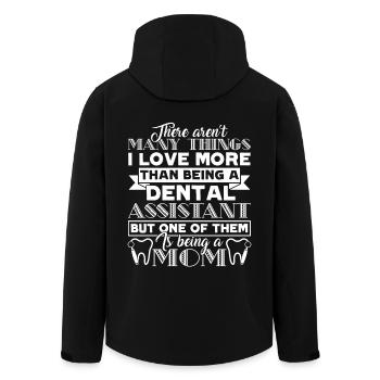 Dental Assistant Dental Assistant Mom - Men’s Recycled Softshell Jacket by Stanley/Stella - black - Back - AI Model Male 185 light (185cm)