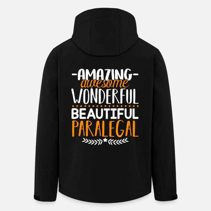 Paralegal Amazing Paralegal - Men’s Recycled Softshell Jacket by Stanley/Stella - black