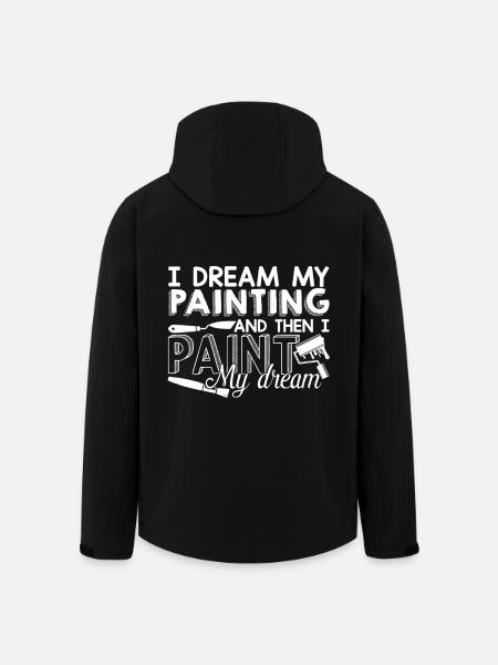 Artist Paint My Dreams - Men’s Recycled Softshell Jacket by Stanley/Stella - black
