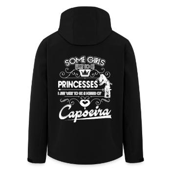 I Just Want To Be A Master Of Capoeira - Men’s Recycled Softshell Jacket by Stanley/Stella - black - Back - AI Model Male 185 light (185cm)