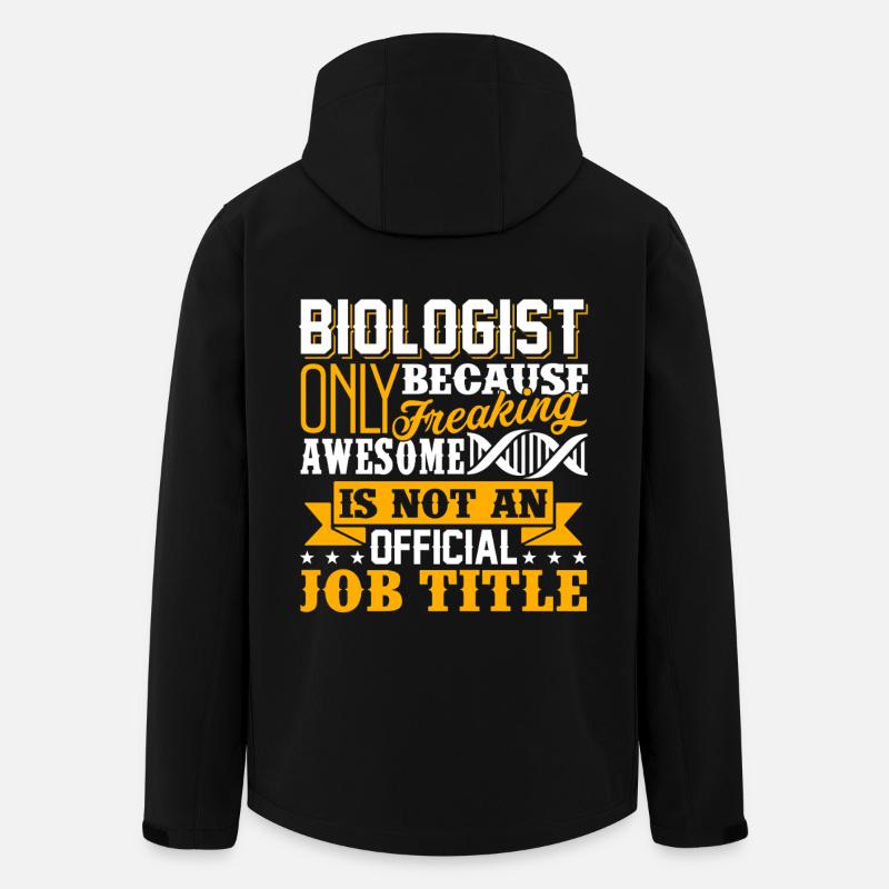 Biologist Biologist Job Title - Men’s Recycled Softshell Jacket by Stanley/Stella - black