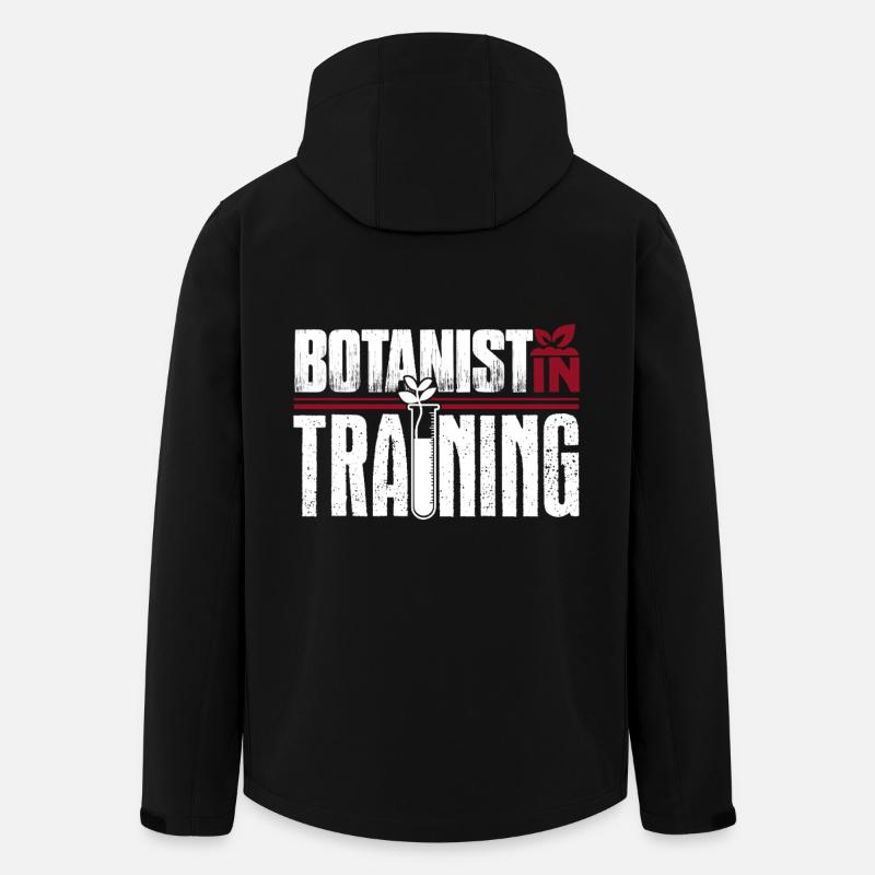 Botanist Botanist In Training - Men’s Recycled Softshell Jacket by Stanley/Stella - black