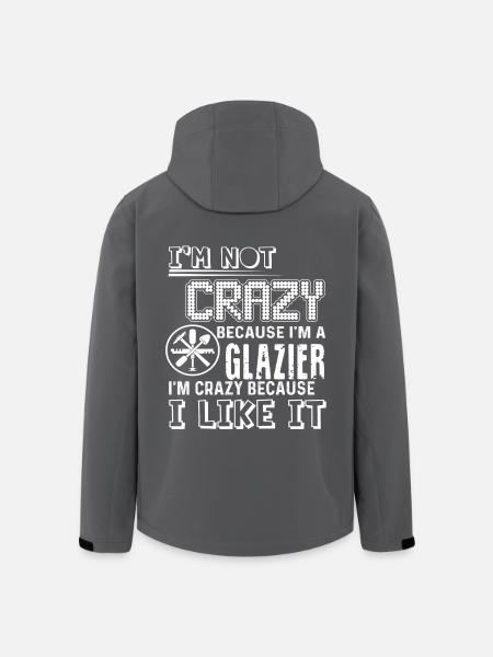 Glazier Crazy Glazier - Men’s Recycled Softshell Jacket by Stanley/Stella - black