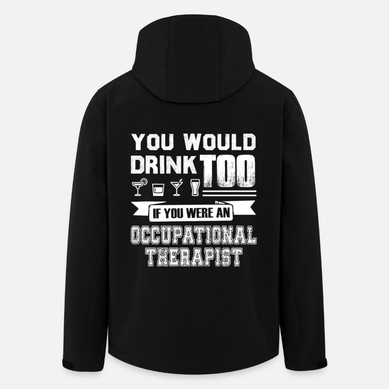 Funny Occupational Therapist - Men’s Recycled Softshell Jacket by Stanley/Stella - black