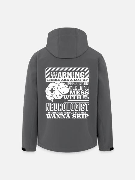 Neurologist Don't Mess With Neurologist - Men’s Recycled Softshell Jacket by Stanley/Stella - black