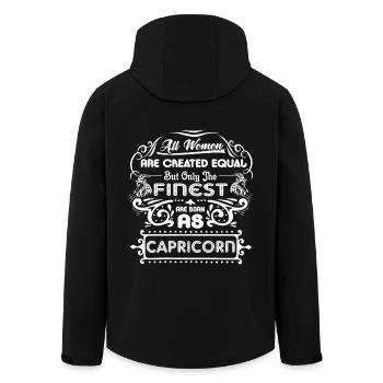 Capricorn Finest Women Born As Capricorn - Men’s Recycled Softshell Jacket by Stanley/Stella - black - Back - AI Model Male 185 light (185cm)