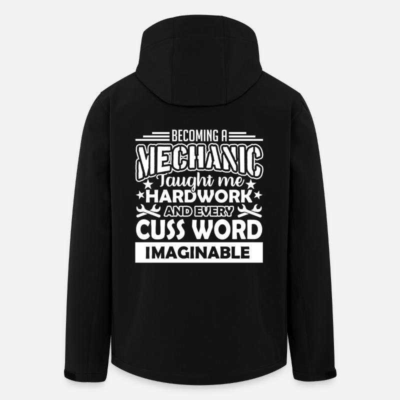Mechanic Becoming A Mechanic - Men’s Recycled Softshell Jacket by Stanley/Stella - black
