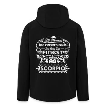 Scorpio Finest Women Born As Scorpio - Men’s Recycled Softshell Jacket by Stanley/Stella - black - Back - AI Model Male 185 light (185cm)
