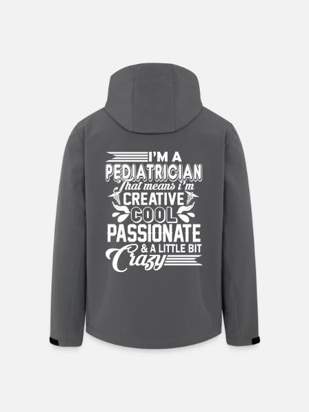 Pediatrician Cool Pediatrician - Men’s Recycled Softshell Jacket by Stanley/Stella - black