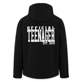 Official Teenager Est. 2010 Cool 13th Birthday - Veste softshell homme en polyester recyclé Stanley/Stella - noir - Dos - AI Model Male 185 light (185cm)