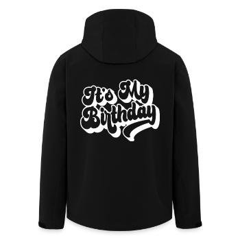 Es ist mein Geburtstag Cooles Geburtstagsparty-Geschenk & Outfit - Recycelte Männer Softshell-Jacke von Stanley/Stella - Schwarz - Hinten - AI Model Male 185 light (185cm)