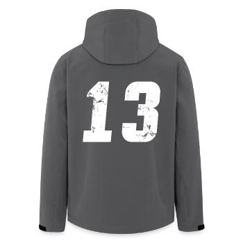 Cooles Geschenk zum 13. Geburtstag von 13 - 13 Jahren - Recycelte Männer Softshell-Jacke von Stanley/Stella - Schwarz - Hinten - AI Model Male 185 light (185cm)
