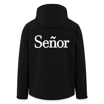 Señor Engagement Groom To Be Wedding Party - Men’s Recycled Softshell Jacket by Stanley/Stella - black - Back - AI Model Male 185 light (185cm)
