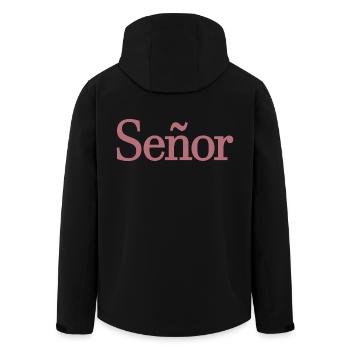 Señor Engagement Groom To Be Wedding Party - Men’s Recycled Softshell Jacket by Stanley/Stella - black - Back - AI Model Male 185 light (185cm)