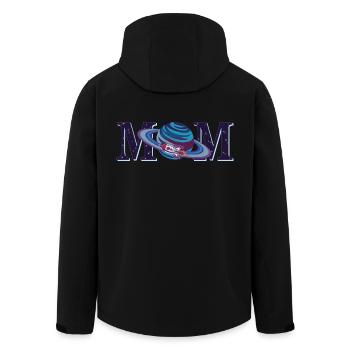 Mom Cool Planet Mariage de la fête des mères pour les femmes - Veste softshell homme en polyester recyclé Stanley/Stella - noir - Dos - AI Model Male 185 light (185cm)