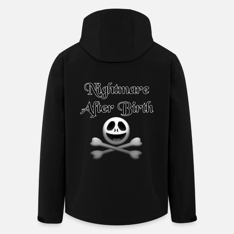 Nightmare After Birth - Veste softshell homme en polyester recyclé Stanley/Stella - noir