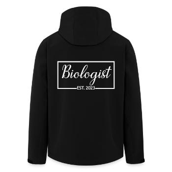 Biologiste Est. 2023 Étudiant Biologiste Diplômé - Veste softshell homme en polyester recyclé Stanley/Stella - noir - Dos - AI Model Male 185 light (185cm)