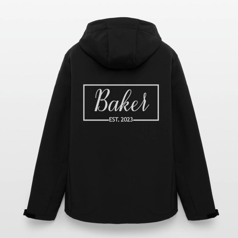 Baker Est. 2023 Baking Pastry Future Baker Gift Men’s Recycled Softshell Jacket by Stanley/Stella