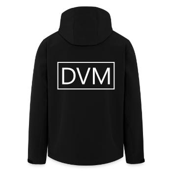 DVM Proud Graduated Veterinary Student Gift - Men’s Recycled Softshell Jacket by Stanley/Stella - black - Back - AI Model Male 185 light (185cm)