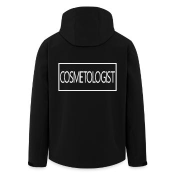 Kosmetologe Stolzer graduierter Kosmetikstudent - Recycelte Männer Softshell-Jacke von Stanley/Stella - Schwarz - Hinten - AI Model Male 185 light (185cm)