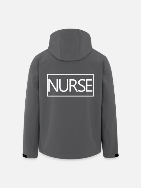 Cadeau d'étudiant diplômé en soins infirmiers fier d'infirmière - Veste softshell homme en polyester recyclé Stanley/Stella - noir