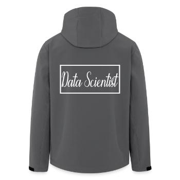 Data Scientist Proud Graduated Data Scientist - Men’s Recycled Softshell Jacket by Stanley/Stella - anthracite - Back - AI Model Male 185 light (185cm)