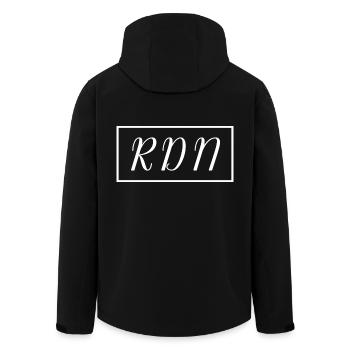 RDN Proud Diététiste Nutritionniste - Veste softshell homme en polyester recyclé Stanley/Stella - noir - Dos - AI Model Male 185 light (185cm)
