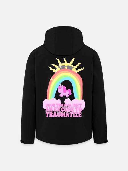 Trauma Traumatizer - Men’s Recycled Softshell Jacket by Stanley/Stella - black
