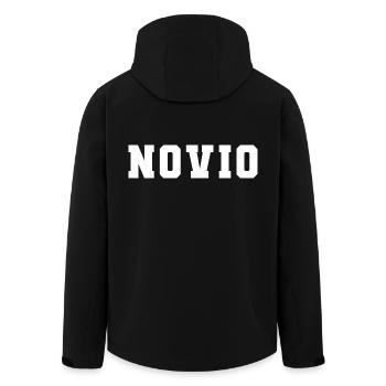 Novio Boyfriend Men Engagement Gift Wedding Groom - Men’s Recycled Softshell Jacket by Stanley/Stella - black - Back - AI Model Male 185 light (185cm)
