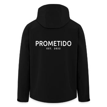 Prometido Est. 2022 Verlobter Verlobter Verlobungsbräutigam zu werden - Recycelte Männer Softshell-Jacke von Stanley/Stella - Schwarz - Hinten - AI Model Male 185 light (185cm)