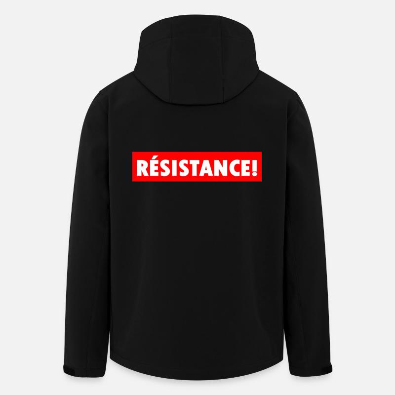 Résistance - Recycelte Männer Softshell-Jacke von Stanley/Stella - Schwarz