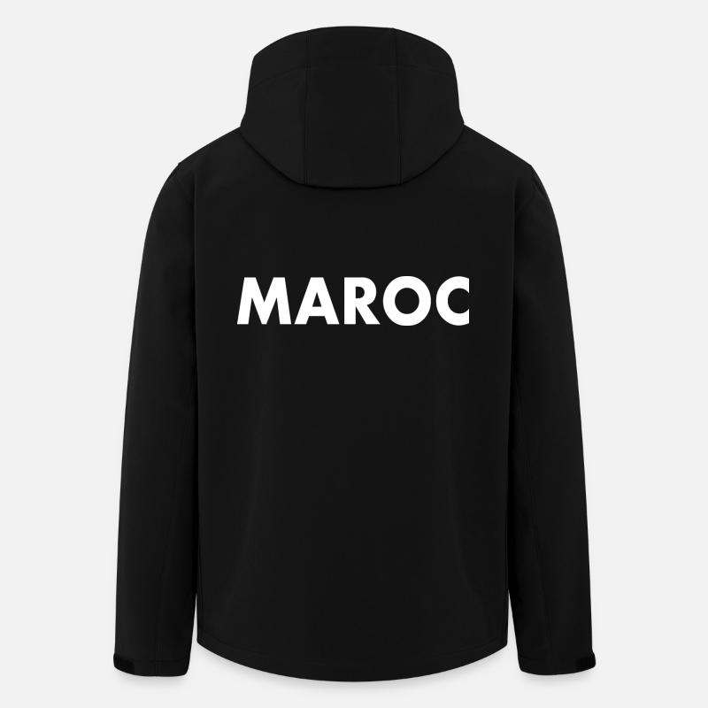 Maroc - Men’s Recycled Softshell Jacket by Stanley/Stella - black