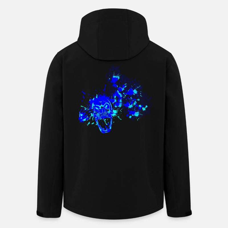 Kopfschuss - Recycelte Männer Softshell-Jacke von Stanley/Stella - Schwarz