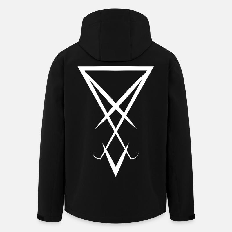 Lucifer symbol - Men’s Recycled Softshell Jacket by Stanley/Stella - black