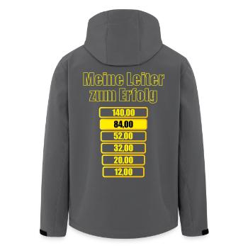 Meine Leiter Zum Erfolg Spielothek Casino - Recycelte Männer Softshell-Jacke von Stanley/Stella - Schwarz - Hinten - AI Model Male 185 light (185cm)