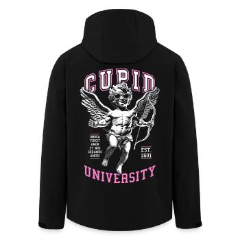 Ange chérubin Cupidon avec lunettes de soleil - Veste softshell homme en polyester recyclé Stanley/Stella - noir - Dos - AI Model Male 185 light (185cm)