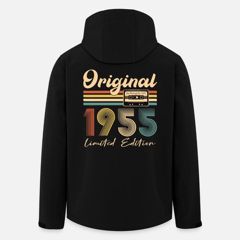 Original 1955 - Recycelte Männer Softshell-Jacke von Stanley/Stella - Schwarz