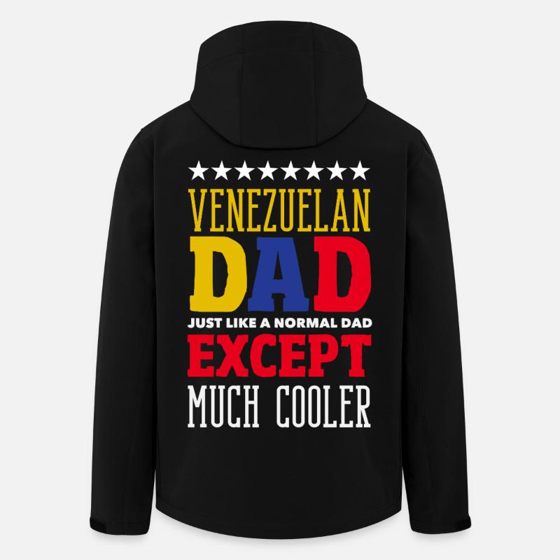 Venezuela Flag Pride & Home Venezuela - Men’s Recycled Softshell Jacket by Stanley/Stella - black