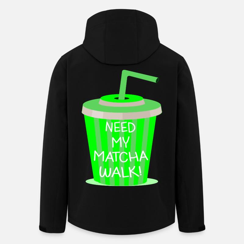 Matcha Walk - Recycelte Männer Softshell-Jacke von Stanley/Stella - Schwarz