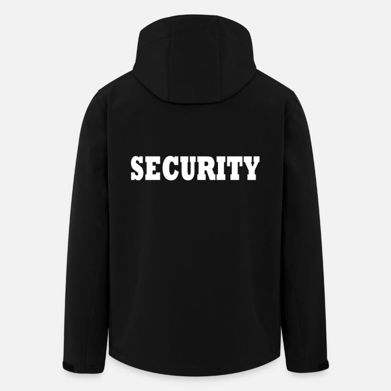 Security service - Men’s Recycled Softshell Jacket by Stanley/Stella - black