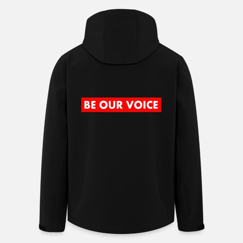 Be our voice - Veste softshell homme en polyester recyclé Stanley/Stella - noir