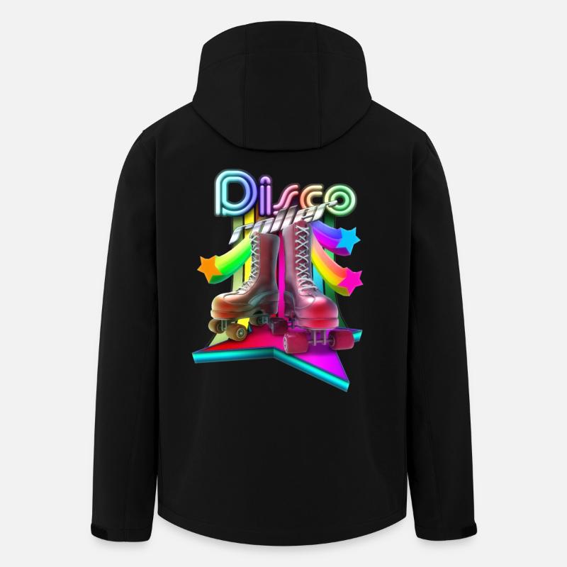 Disco Roller 3D - Men’s Recycled Softshell Jacket by Stanley/Stella - black