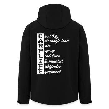 CARPLIFE Karpfenangler Karpfen Angler Geschenk - Recycelte Männer Softshell-Jacke von Stanley/Stella - Schwarz - Hinten - AI Model Male 185 light (185cm)