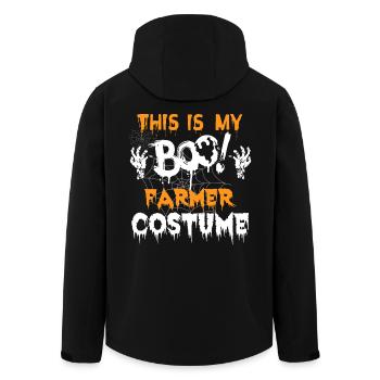 This Is My Boo Farmer Costume Funny Halloween - Men’s Recycled Softshell Jacket by Stanley/Stella - black - Back - AI Model Male 185 light (185cm)