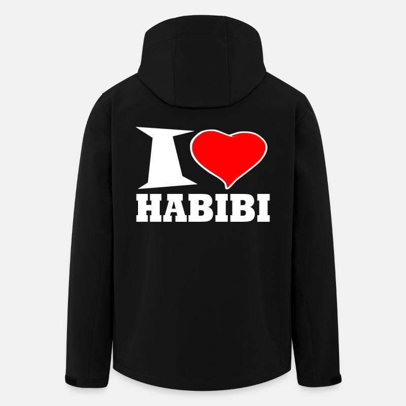 Habibi - Recycelte Männer Softshell-Jacke von Stanley/Stella - Schwarz