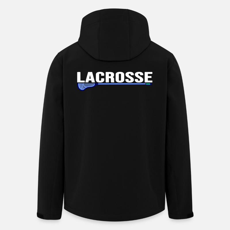 lacrosse lacrosseschläger lacrosse-spieler - Recycelte Männer Softshell-Jacke von Stanley/Stella - Schwarz