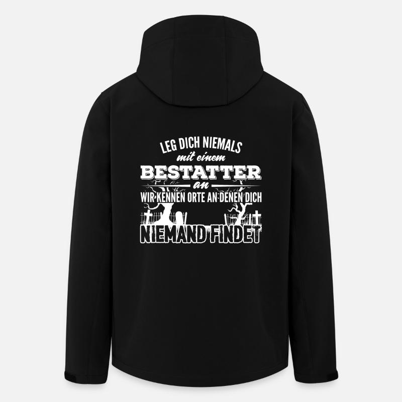 Bestatter - Niemand - Recycelte Männer Softshell-Jacke von Stanley/Stella - Schwarz