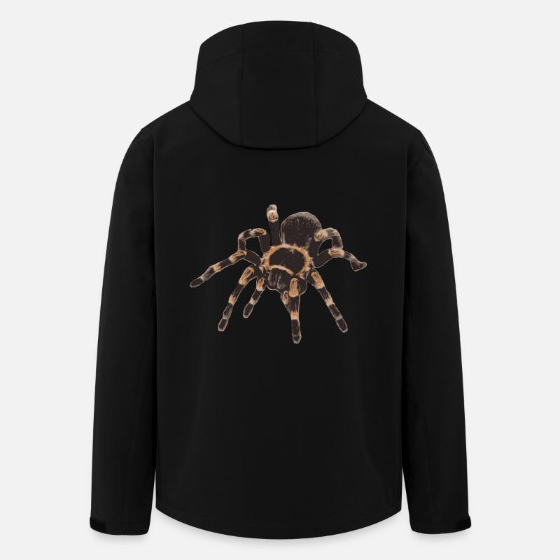 Tarantula Brachypelma smithi - Men’s Recycled Softshell Jacket by Stanley/Stella - black